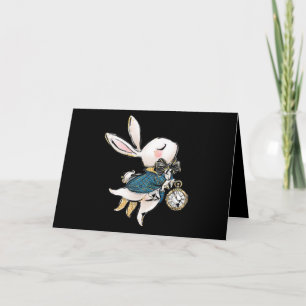 Carte Cadeau lapin   Alice Au Pays Des Merveilles Lapin