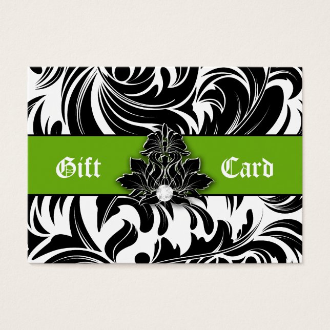 Carte cadeau Logo Xmas Elegance Bijoux Noir Vert (Devant)