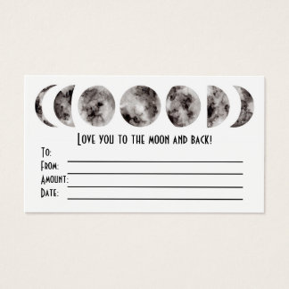 Carte cadeau Love You to the Moon