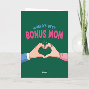 Carte Cadeau Meilleure Maman Supplémentaire Cœur Mains