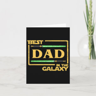 Carte Cadeau Mens Meilleur Papa En Fête des pères Galaxy