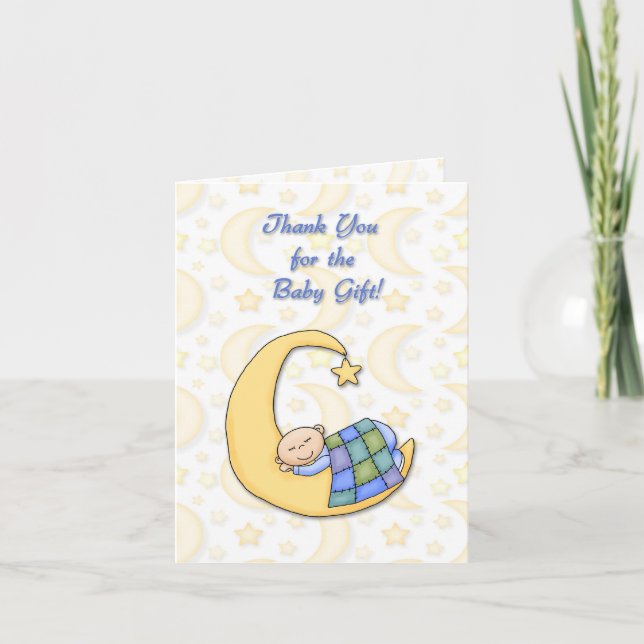 Carte cadeau Merci bébé (Devant)