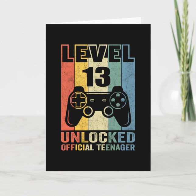 Carte Cadeau officiel d'anniversaire pour adolescent de  (Devant)