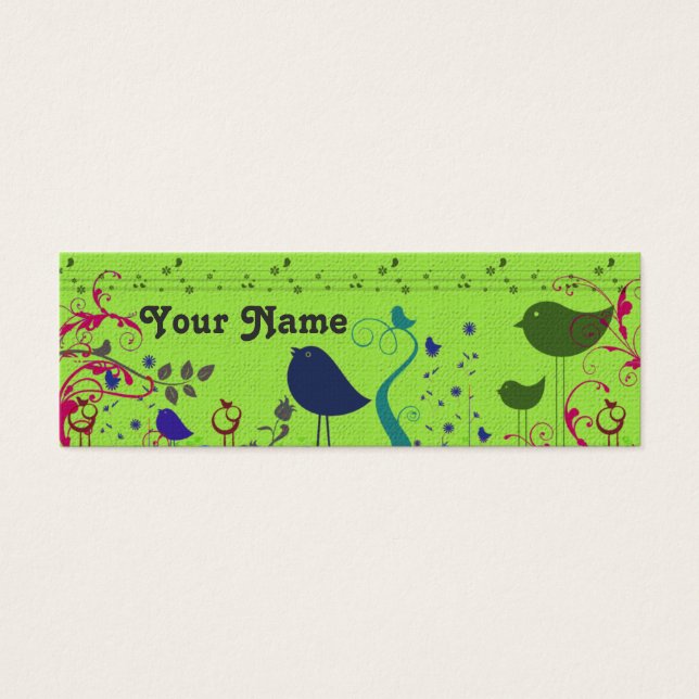 Carte cadeau Oiseaux (Devant)