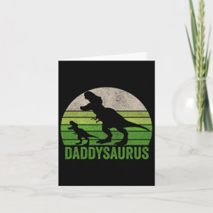 Carte Cadeau Papa Dinosaure Drôle de Fête des Pères