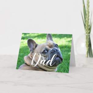Carte Cadeau personnalisé pour papa de chien Photo drôle