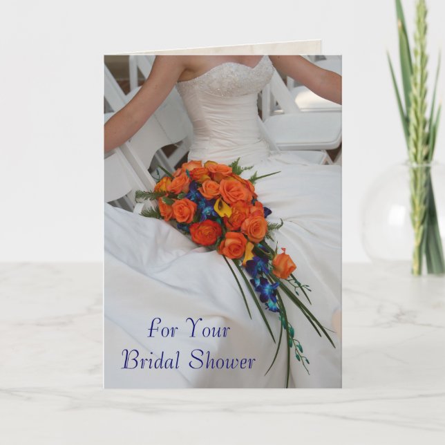 Carte cadeau personnalisée pour la fête de mariage (Devant)