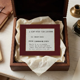 Carte cadeau personnalisée pour la retraite bordea