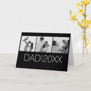 Carte Cadeau photo année de création Papa Moderne