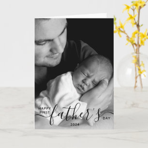 Carte Cadeau photo de première fête des pères Papa 