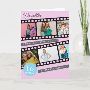 Carte Cadeau photo d'une bande de film pour les 16 ans d