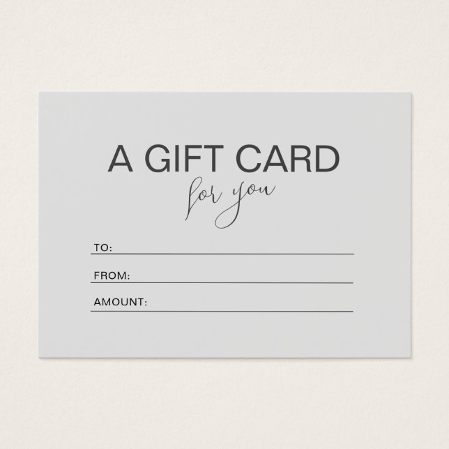 Carte cadeau Pink Minimalist Voucher Montant (Devant)