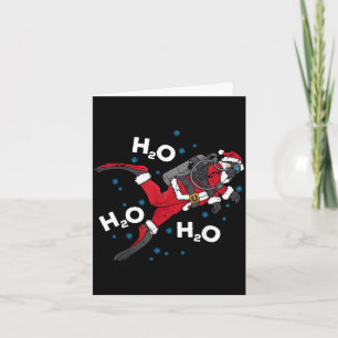 Carte Cadeau Plongeon Drôle Pun H2o Scuba