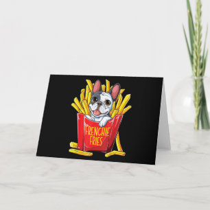 Carte Cadeau pour chien Frenchie Fries