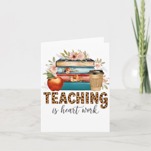 Carte Cadeau pour Enseignant Enseigner est une Affaire