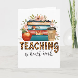 Carte Cadeau pour Enseignant | Enseigner est une Affaire
