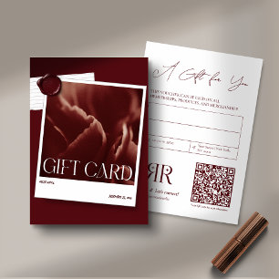 Carte-cadeau pour entreprise de photo moderne