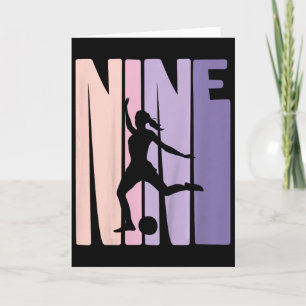Carte Cadeau pour filles de 9 ans footballeuses 9e anniv