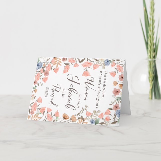 Carte Cadeau pour la femme aînée JW (Devant)