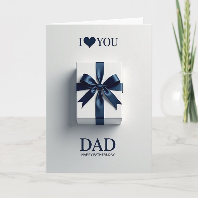 Carte Cadeau pour la Fête des Pères bien-aimés (Devant)