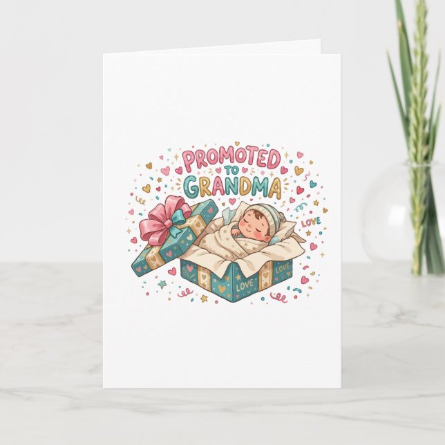 Carte Cadeau pour la promotion de Mamie (Devant)