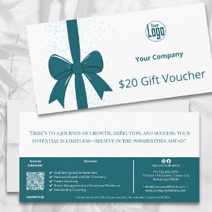 Carte cadeau pour les services d'entraîneurs à vie