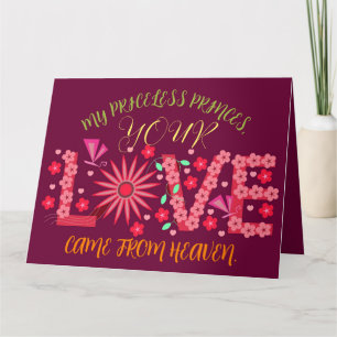 CARTE CADEAU POUR MAMAN, SŒUR, FILLE, AMIE, PETITE AMIE