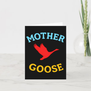 Carte Cadeau pour mère jolie drôle mère oie
