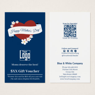 Carte Cadeau Promotion Red Heart pour la Fête des 