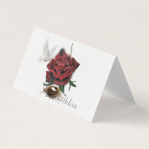Carte cadeau Red Rose Dove Love