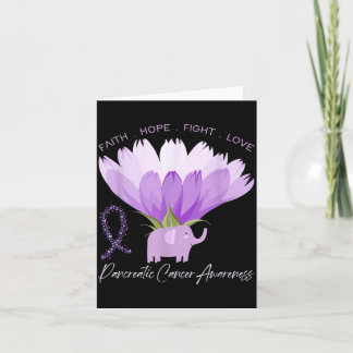 Carte Cadeau Ruban Violet Sensibilisation au Cancer du P