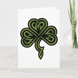 Carte Cadeau Shamrock irlandais