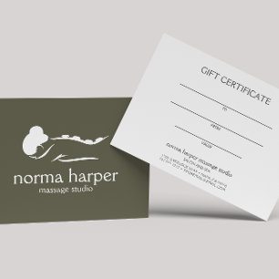 Carte-cadeau Spa de jour pour massothérapeute de m