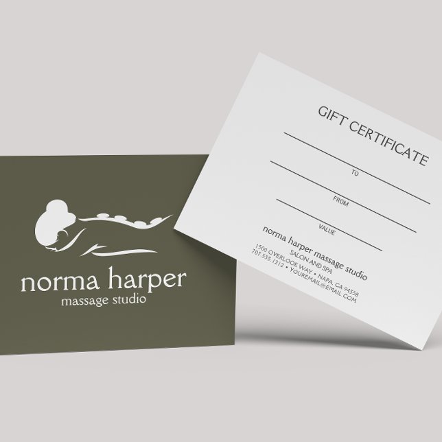 Carte-cadeau Spa de jour pour massothérapeute de m (Créateur téléchargé)