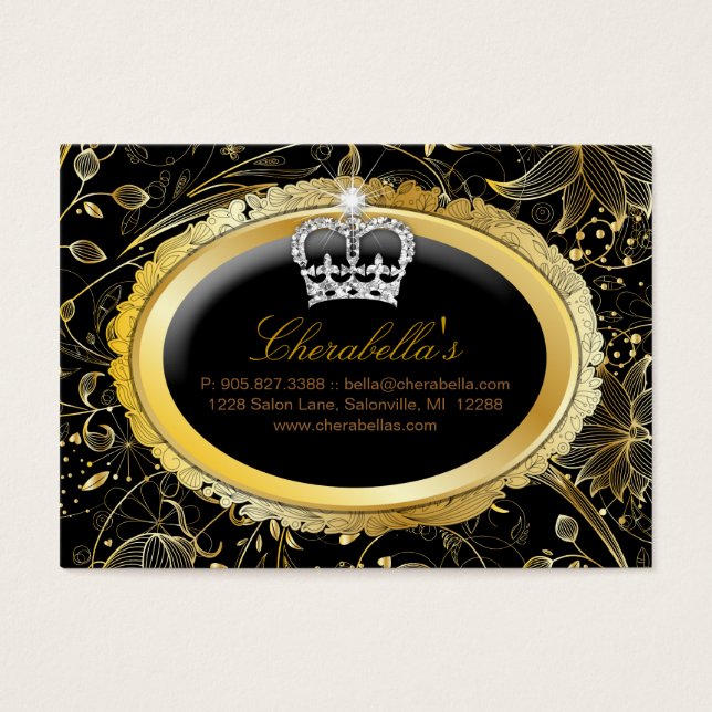 Carte cadeau spa Spa Elegant or Floral Couronne (Devant)