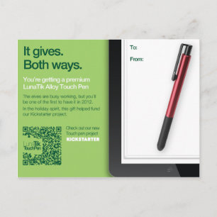 Carte cadeau Stylo tactile LunaTik - Alloy
