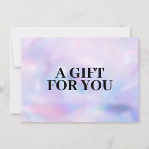 Carte Cadeau Tie Dye Boutique Minimaliste Élégante