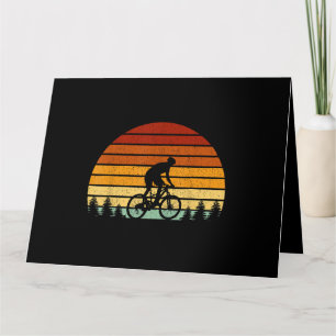 Carte Cadeau VTT Sunset vintage Pour Mountain B