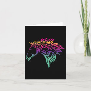 Carte Cadeaux Cheval Pour Filles. équitation