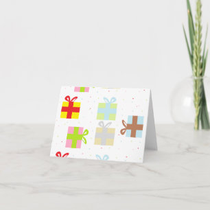 Carte Cadeaux Colorés