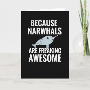 Carte Cadeaux Cute Narwhal Narwhal Lover Love Narwhals