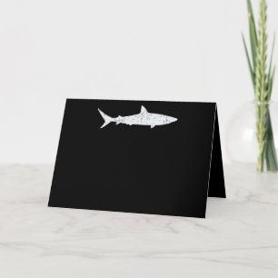 Carte Cadeaux d'amour de requin mignon - Dons de requin