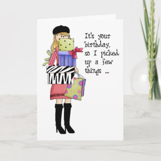 Carte Cadeaux d'anniversaire