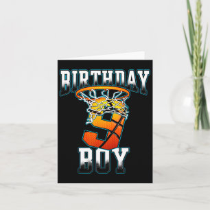 Carte Cadeaux d'anniversaire garçon 9 ans Bysketbyll Per