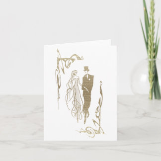 Carte Cadeaux d'art de mariage et d'anniversaire de mari