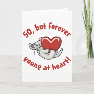 Carte Cadeaux de 50e anniversaire mignons