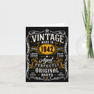 Carte Cadeaux de 85 ans pour hommes de 85 ans vintage 19