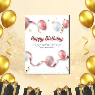 Carte cadeaux de carte, Joyeux anniversaire