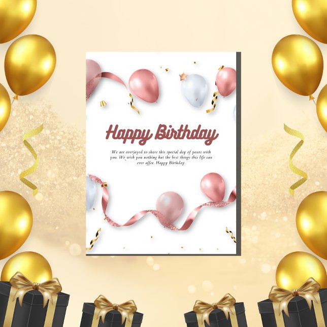 Carte cadeaux de carte, Joyeux anniversaire (Créateur téléchargé)