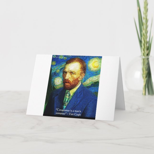 Carte Cadeaux de citation "Boussole de conscience" de Va (Devant)
